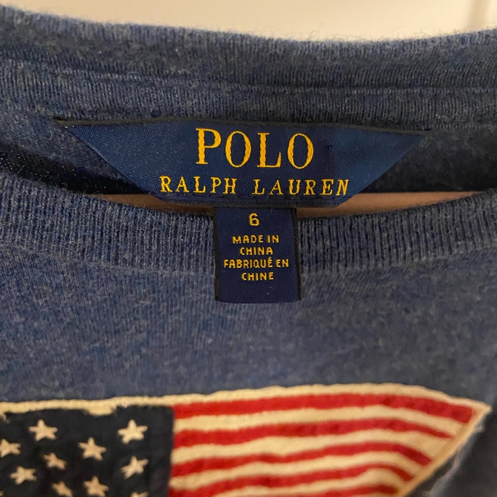 RALPH LAUREN American flag appliqué cotton dress - Picture 4 of 6